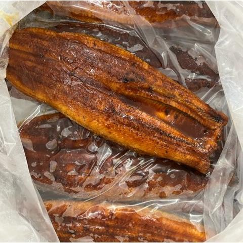 特大　うなぎ蒲焼き 無頭　3尾　中国産　約400g　特大　ギフト