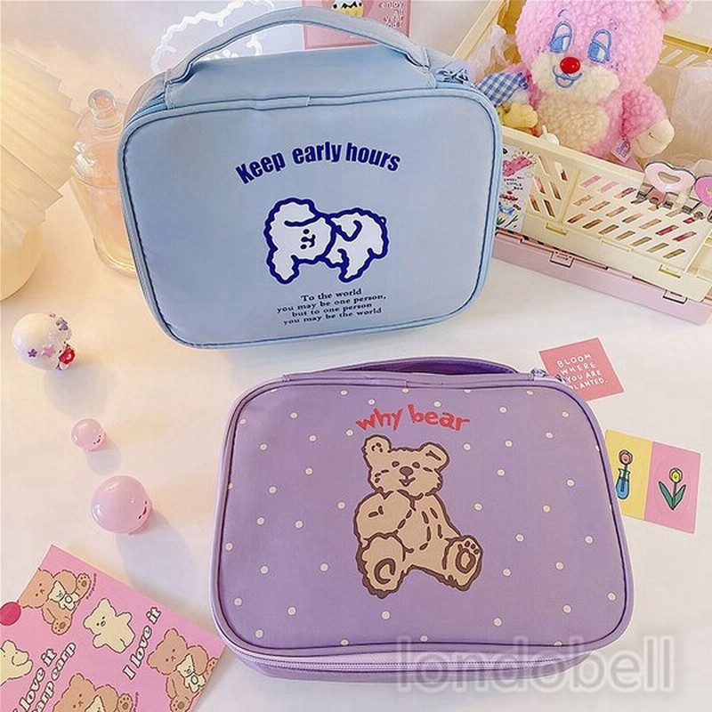 2color 化粧ポーチ コスメポーチ メイクポーチ 機能的 使いやすい 大容量 大きめ 仕切り おしゃれ かわいい 収納ポーチ 洗面道具バッグ 旅行 小物入れ 通販 Lineポイント最大get Lineショッピング