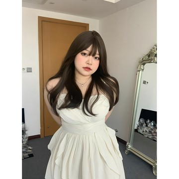 【吉野姐姐】L-4XL 大碼女裝 超僊白色連衣裙女夏季吊帶裙 氣質溫柔長裙 顯瘦遮肉洋裝 微胖穿搭 吊帶洋裝 度假洋裝