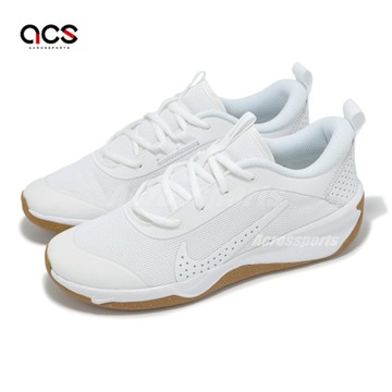 Nike 排球鞋 Omni Multi-Court GS 大童 女鞋 白 膠底 抓地 室內運動 運動鞋 DM9027-105