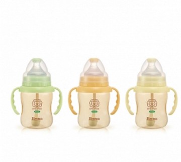 小獅王辛巴PPSU自動把手寬口葫蘆小奶瓶200ml