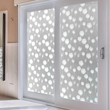 加大加寬隔熱自黏玻璃貼  45X300cm  PVC薄膜  蒲公英  1個