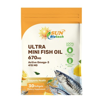 Sun日落恩賜 超純淨迷你魚油軟膠囊(30粒/袋)
