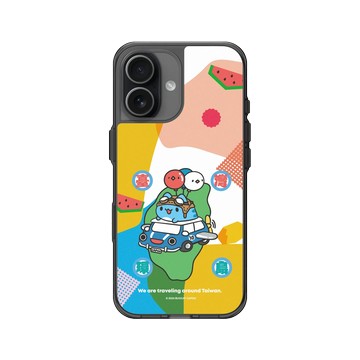 iPhone 17 Clear (相機按鈕) 酷墨灰 - 貓貓蟲咖波 Bugcat Capoo - 10th 環島咖波愛旅行