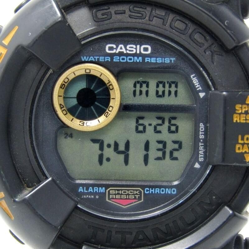 CASIO G-SHOCK G-ショック DW-8200 FROGMAN フロッグマン ゴールドチタン 黒金蛙 1294 ブラック 30012285  | LINEブランドカタログ