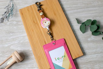 i好鉤 伸縮證件套組 -手繪風系列 / 田園兔子_AVH12