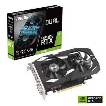 華碩 ASUS Dual GeForce RTX 3050 OC 超頻版 6GB GDDR6 顯示卡