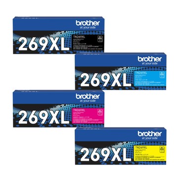 BROTHER TN-269XLBK+TN-269XLC+TN-269XLM+TN-269XLY原廠碳粉四色組 適用:L3280/ L3760/L3780