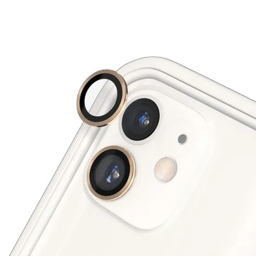 iPhone 12 9H 鏡頭玻璃保護貼 金