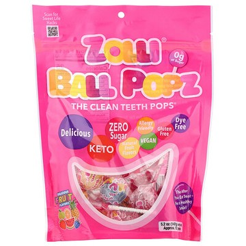 Zollipops, Zolli® Ball Popz，水果味，5.2 盎司（147 克）