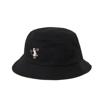 CHUMS Bucket Hat Embroidery休閒帽 黑色_CH051412K001