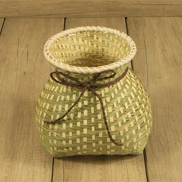 中國風拍攝道具魚簍 古裝攝影兒童工筆畫古風攝影鋤禾小背簍