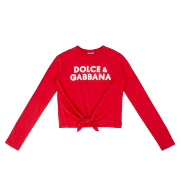 Dolce & Gabbana Kids 扭結造型 T-Shirt