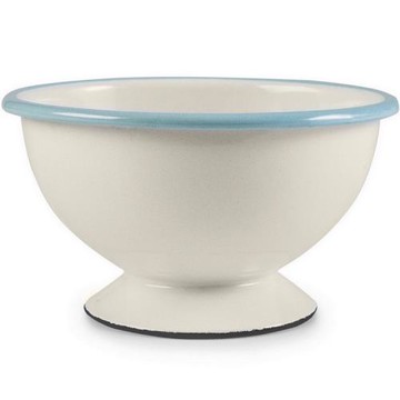 《ibili》高腳琺瑯餐碗(淡藍14cm)