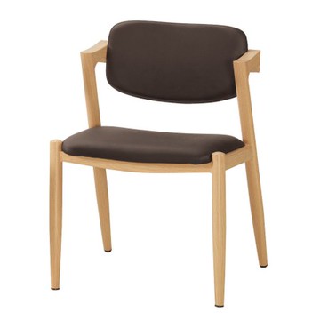 【MUNA 家居】海倫皮餐椅(五金腳)