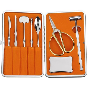 其他料理用品 304不銹鋼蟹八件吃蟹工具家用拆剝螃蟹蟹針蟹剪蟹鉗