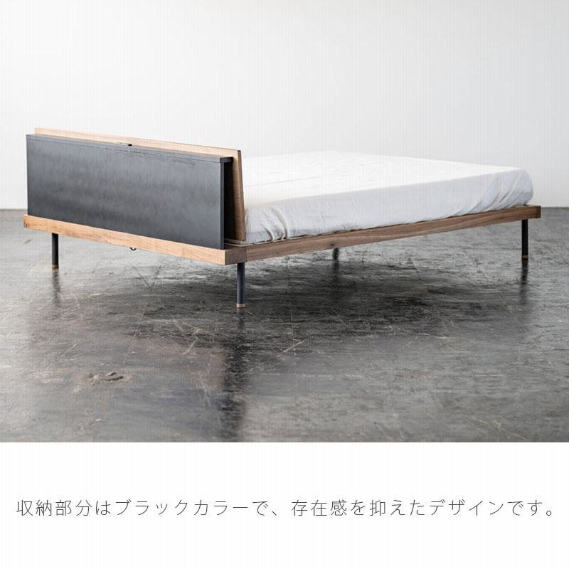 無印　シングルベッドフレーム すのこ　ウォールナット 無印良品ベッドフレーム ウォールナット材 すのこ仕様 シングル