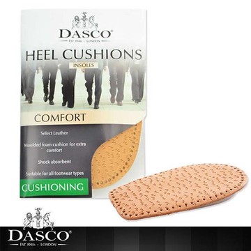 DASCO 6127真皮乳膠後跟墊 柔軟 彈性 增高 防滑