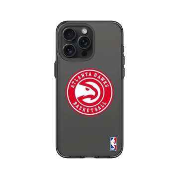 iPhone 15 Pro Max Clear 酷墨灰 - NBA - Logo-亞特蘭大老鷹 Atlanta Hawks