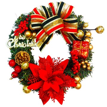 25CM豪華花圈(款式隨機出貨)