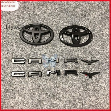 【新品】汽車百貨 「Camry 專用」TOYOTA 專用於豐田車標改裝18-23年式八代Camry後備箱車標貼尾門字母飾