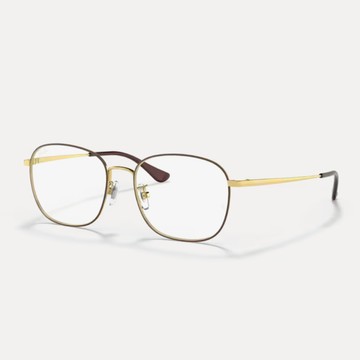 Ray Ban｜RX6418D-2905 方形金屬光學眼鏡【葛洛麗雅眼鏡】