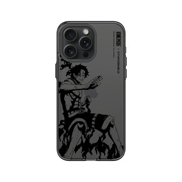 iPhone 15 Pro Max Clear 酷墨灰 - 航海王 One Piece - 復刻系列-艾斯