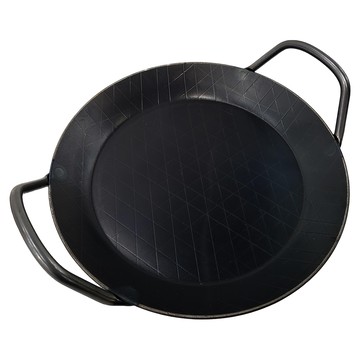 turk 德國熱鍛斜紋雙耳鍋 24cm  1個  黑色
