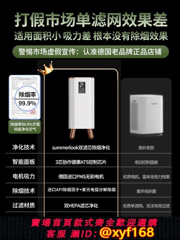 {可打統編 保固一年}除二手煙】空氣凈化器棋牌室辦公室除二手煙神器除甲醛家用除臭味