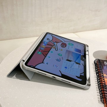 磁吸筆槽 360旋轉支架 適用 iPad Air6 13吋 10 9 8 7 pro 11吋 10.9 mini7保護殼