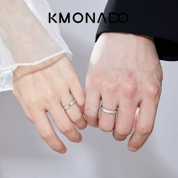⭐時尚首選⭐ KMONADO小王子与玫瑰对戒轻奢小众设计高级开口戒生日礼物送女友 戒指 女戒 情侶對戒