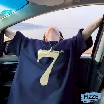 男生上衣 印花半袖短袖上衣 男生寬鬆休閒百搭上衣 青少年短袖T恤男 T恤 短袖 ATHB1260【FIZZE】