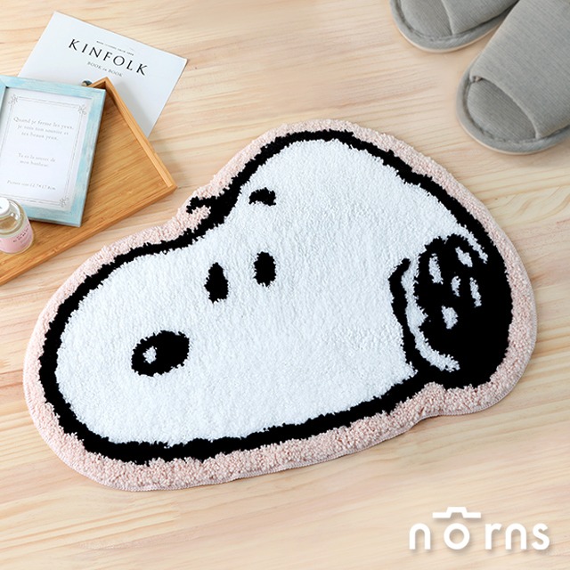 【Norns】Peanuts史努比腳踏墊- Norns Original Design Snoopy造型吸水踏墊 防滑植絨腳踏墊 可機洗