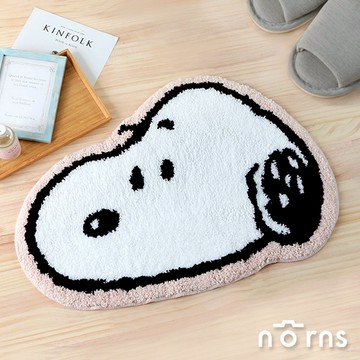 【Norns】Peanuts史努比腳踏墊- Norns Original Design Snoopy造型吸水踏墊 防滑植絨腳踏墊 可機洗