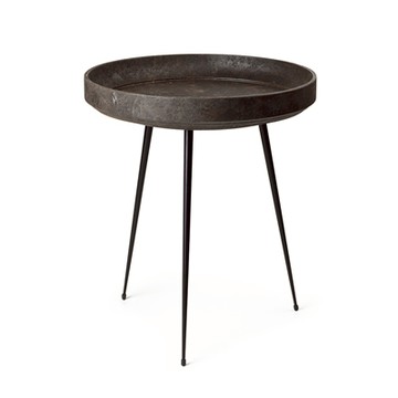 Bowl Table 理想邊桌（黑灰、中）