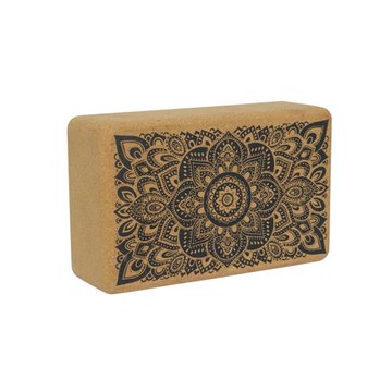 [Yoga Design Lab] Cork block 軟木瑜珈磚 - Mandala (軟木瑜珈磚一入)