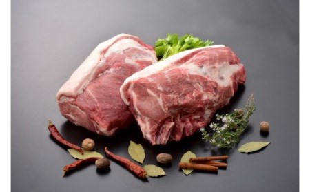 山形県産 豚肉 ブロック肉 豚肩ロース 4kg (約2kg×2袋) 冷蔵 [030-J012-03]