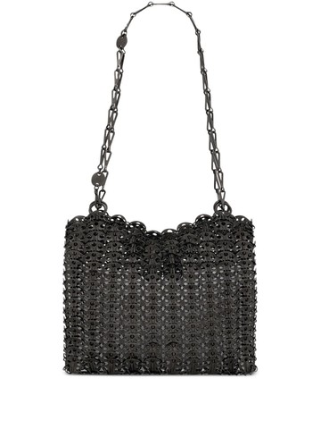Rabanne - Iconic 1969 Nano disc-detail shoulder bag - women - Brass - One Size - Black