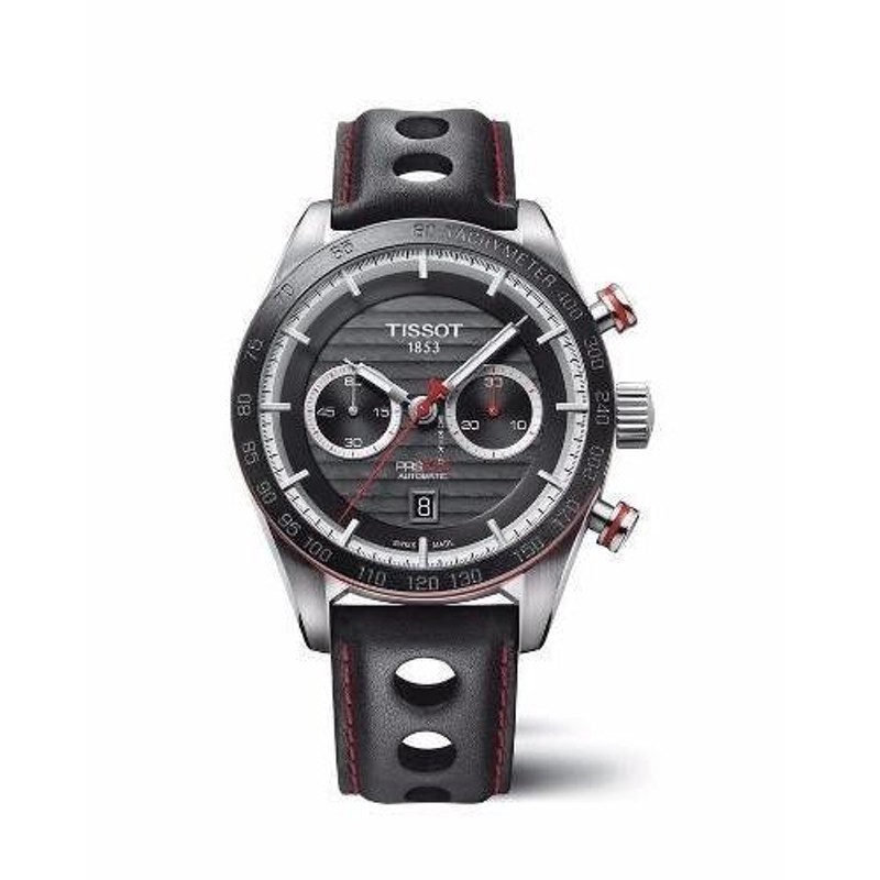 TISSOT[ティソ] T100.427.16.051.00 T-Sport T-スポーツ PRS 516 レザー オートマティック クロノグラフ  メンズウォッチ 腕時計 MENS 男性用 T1004271605100 | LINEショッピング