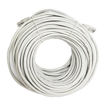 葉子小舖 CAT5高速網路線  RJ45接頭 灰白 30M  1條