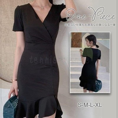 ワンピース レディース フォーマルワンピース ワンピース 結婚式 ドレス 黒 ワンピース パーティードレス ワンピース 秋 上品 マーメイド フレア 通販 Lineポイント最大get Lineショッピング