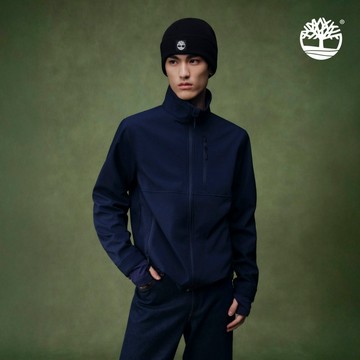 Timberland 男款藍色防風軟殼外套|A6AU4EYO