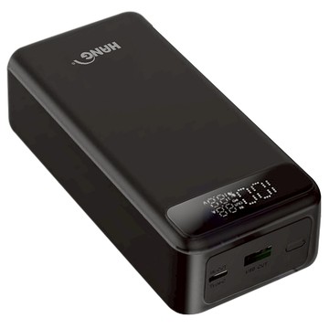 HANG 行動電源 30000mAh超大容量 PD50W快速充電 自帶Type-C線  PD10  黑色