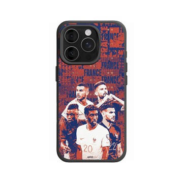iPhone 16 Pro SolidX 黑 - FFF - France National team - Pattern