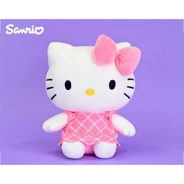 Sanrio三麗鷗 KT-格子花結款6吋 ToysRUs玩具反斗城