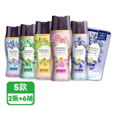 熊寶貝 多效護衣 芳香豆 2瓶+6補 (共5款香味任選)