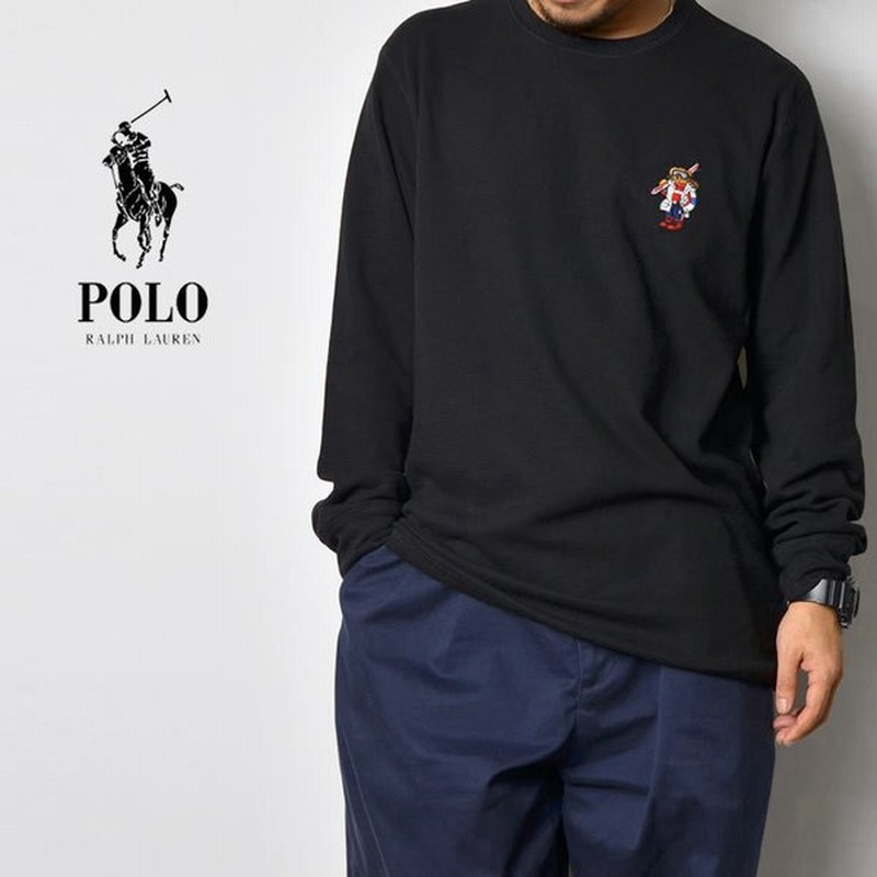 ロンt ポロベア Ralph Lauren 長袖 サーマル ロングスリーブ Polo ブランド Tシャツ メンズ レディース 紺 黒 カーキ大人 紳士 おしゃれ 人気 シンプル ロゴ 通販 Lineポイント最大get Lineショッピング