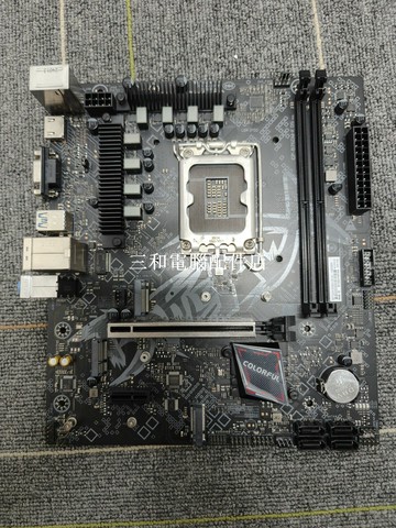 七彩虹 B760M-K D5V20 主板 實物如圖 成色好 功能接口完整 单主板 高性價比【三和電腦配件店】