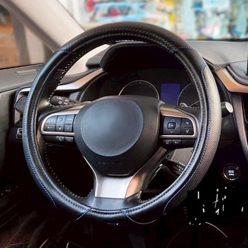 YARK 亞克 方向盤套 抗菌碳纖維紋 BT946  黑色  M(37~38.5cm)