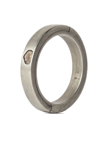 Parts of Four - Sistema diamond sterling-silver ring - unisex - Sterling Silver/Diamond - 9